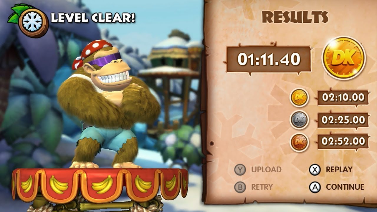 Donkey Kong Country: Tropical Freeze (Funky Kong | 6-5 Forest Folly | Time Attack | 01:11:40)