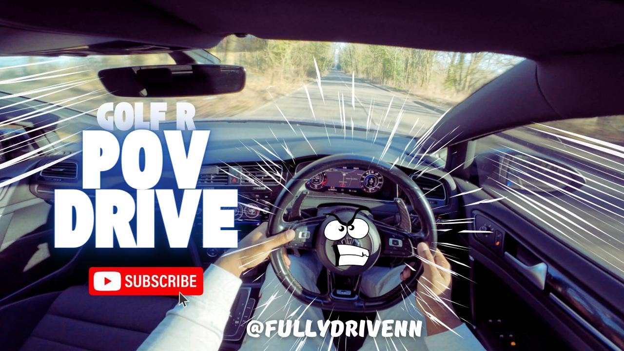 POV Drive in my Golf R | Ultimate Driving Experience!