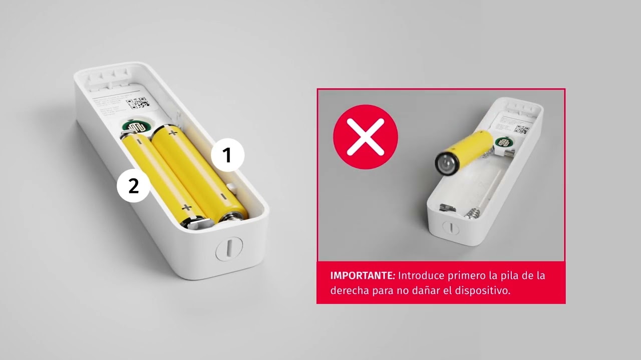Sustitución guiada de pilas: detector de acceso Shocksensor de Securitas Direct