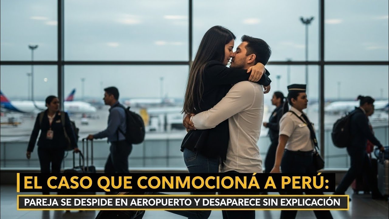 EL CASO QUE CONGELÓ PERÚ: UNA PAREJA SE DESPIDIÓ EN EL AEROPUERTO Y DESAPARECIÓ SIN EXPLICACIÓN