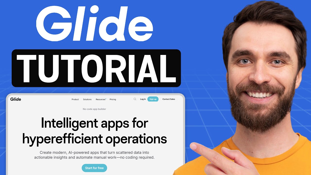Glide Apps Tutorial - How To Use Glide Apps to Build Apps with No Code!