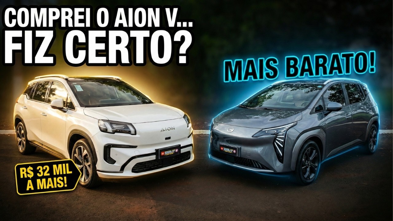 SUV Elétrico com DNA Toyota: AION V vs AION Y | Comparativo Completo