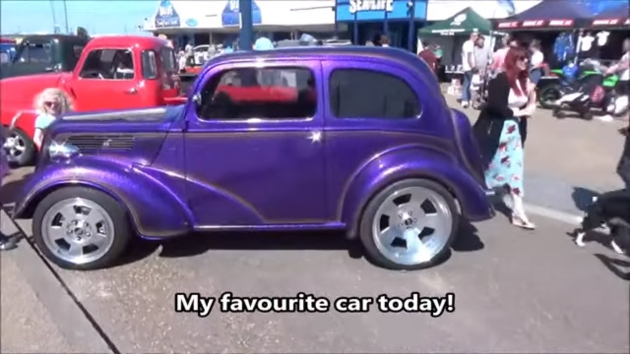 Wheel Fest Great Yarmouth 2019 Classic Cars Filmed By Janette Oakman - British & American