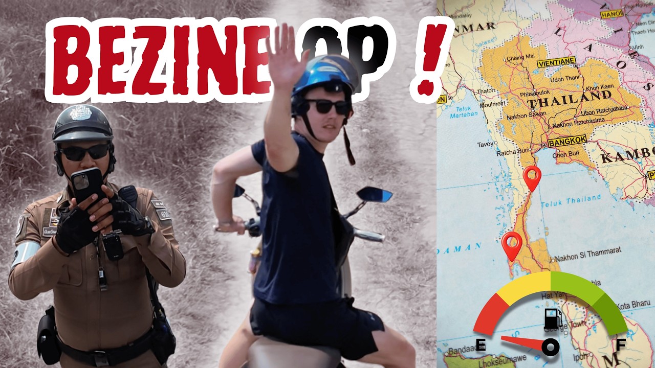 RIJDEN tot de BENZINE op is ! (STAANDE GEHOUDEN) #78