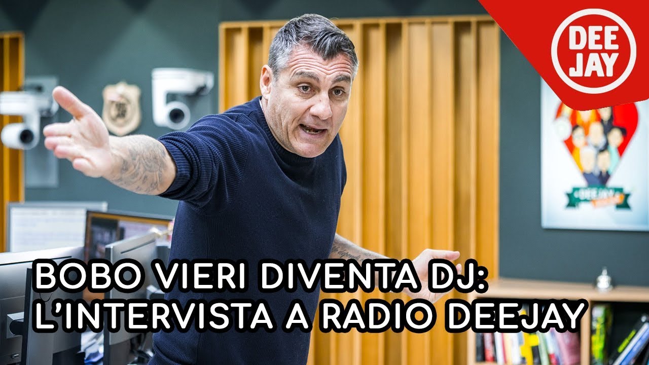 Bobo Vieri diventa Dj: l'intervista a Deejay chiama Italia