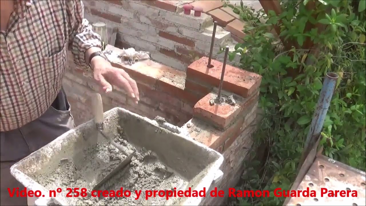 Cómo hacer una bóveda tortugada vídeo nº 258 1ª  Parte