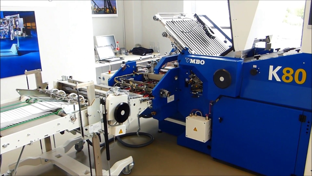 MBO's K80 Combi Folder running a 32 page signature at over 12,000 sh/hr