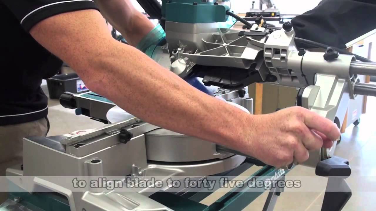 Makita Tool Tips   Calibrating your slide saw