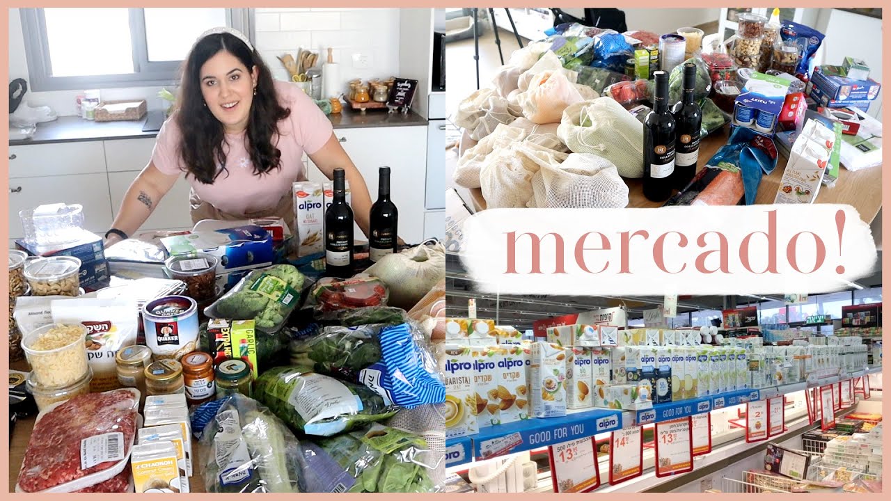 VAMOS AO MERCADO COMIGO? NOSSAS COMPRAS SAUD&Aacute;VEIS DE MERCADO EM ISRAEL