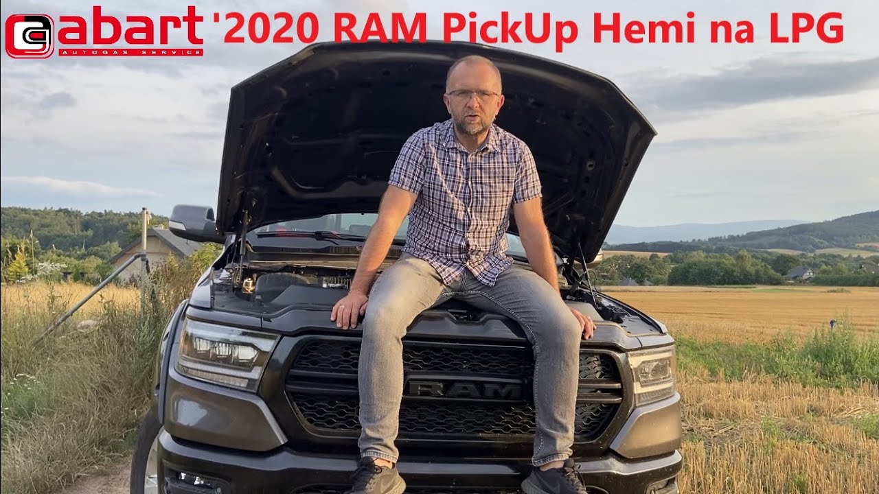 Nowy Dodge RAM Pickup 1500 5.7 V8 HEMI Mild Hybrid po montażu instalacji gazowej w @Abart Auto&Gaz