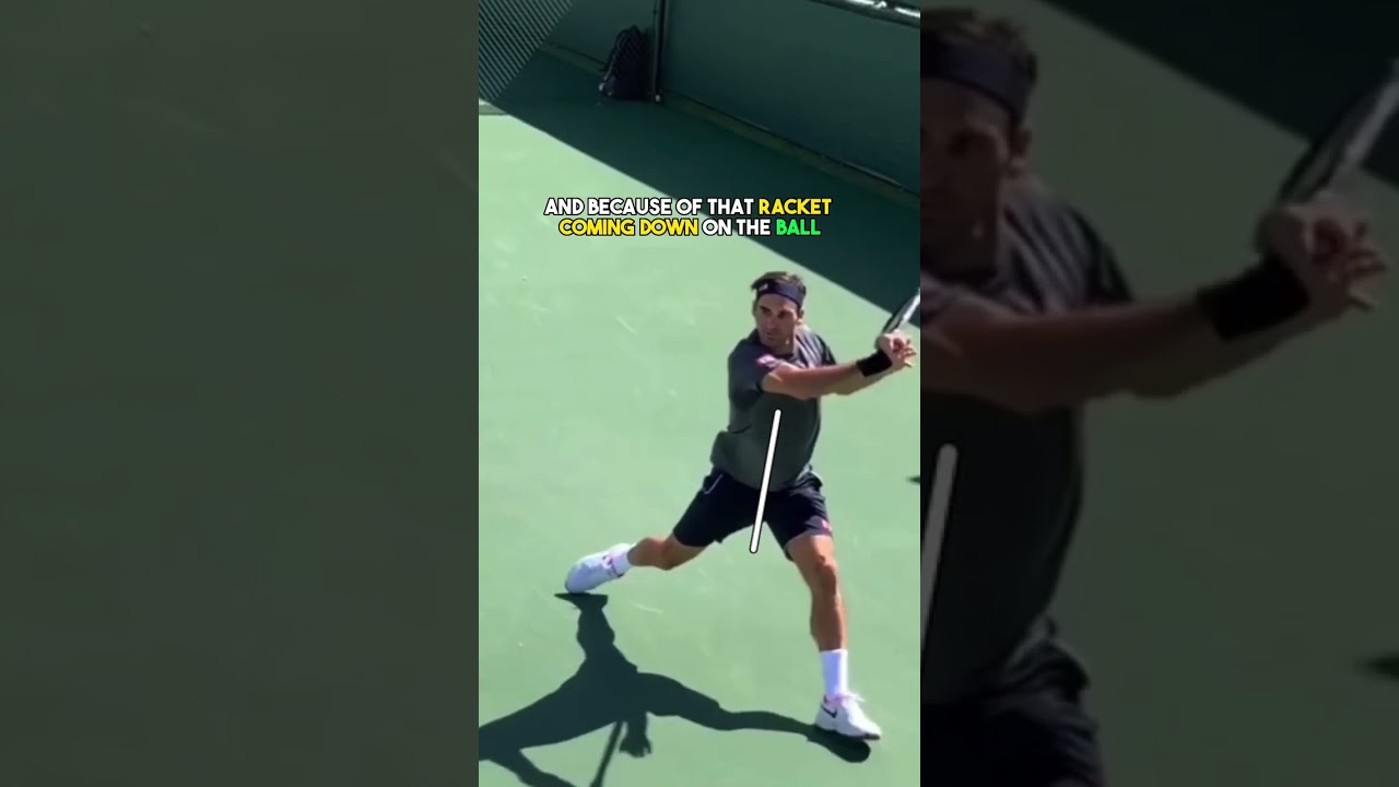 Roger Federer’s slice backhand