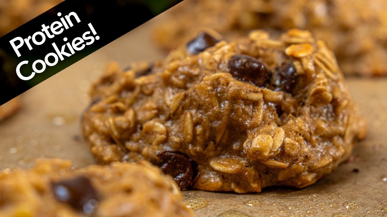 Banana Oatmeal Protein Cookies | Quick & Easy High Protein Dessert Recipe