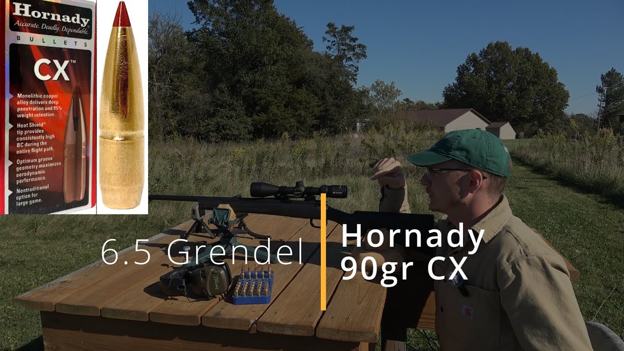 90gr Hornady CX в 6.5 Grendel Howa Mini