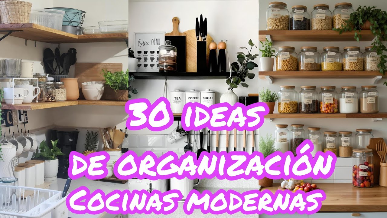 30 IDEAS DE ORGANIZACIÓN DE COCINA FARM / RUSTICO/ MODERNO 
