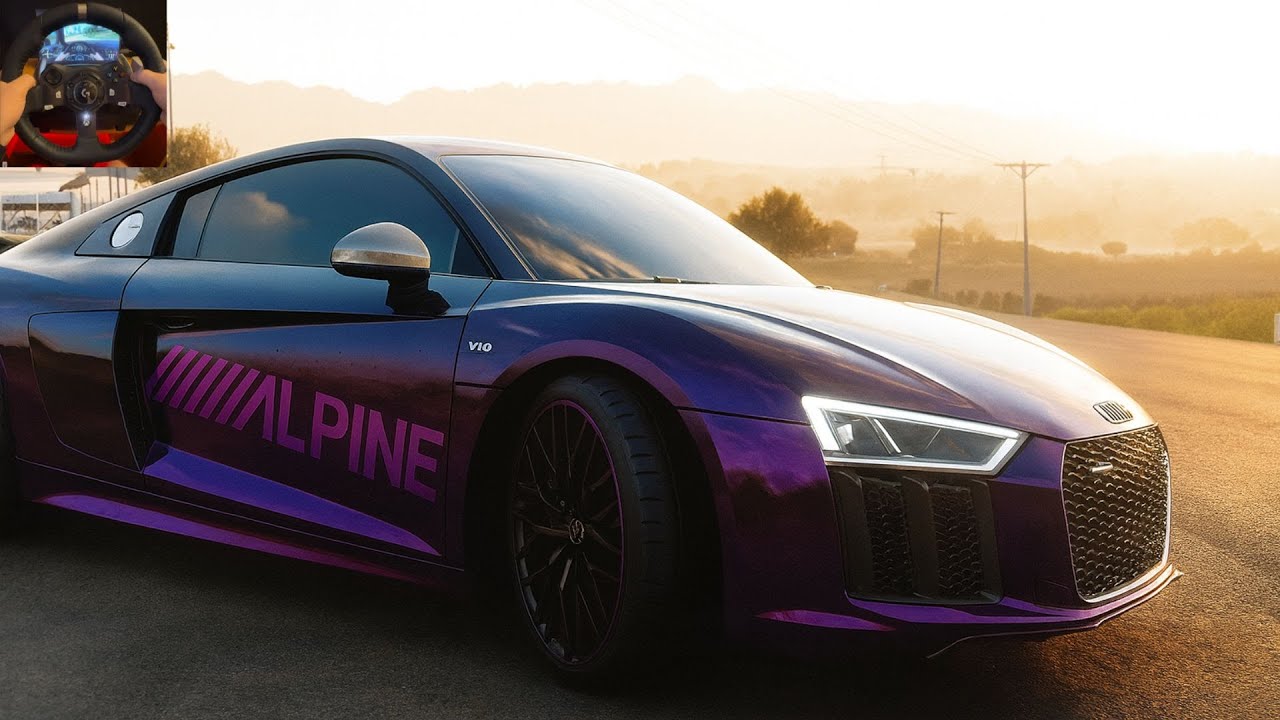 2016 Audi R8 V10 Plus — Forza Horizon 5 | Realistic Wheel Gameplay Logitech G920