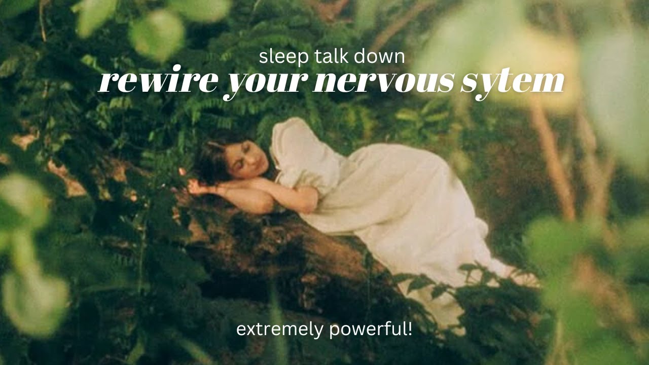deep sleep hypnosis for anxiety relief 💤 rewire your nervous system while you sleep w/ affirmations