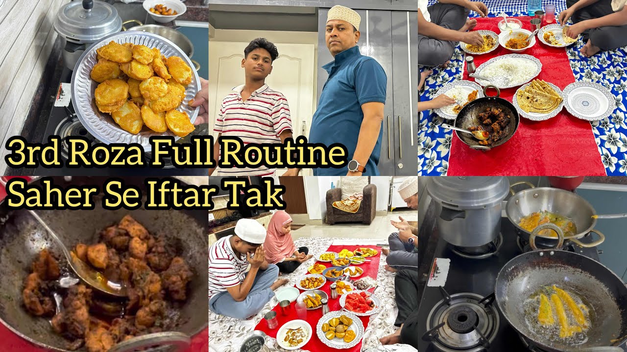 3rd Roza Daily Routine | Saher Se Iftar Tak Ramadan Vlog | Beti Ki Help + Meethi Recipe |