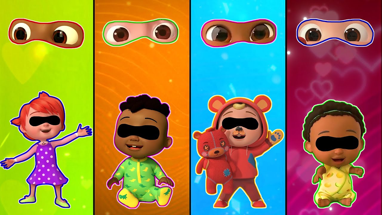 Cocomelon Viral Challenge: Find and Match the Eyes of Cody, Ji, Yoyo, and Bella | Funny Animation