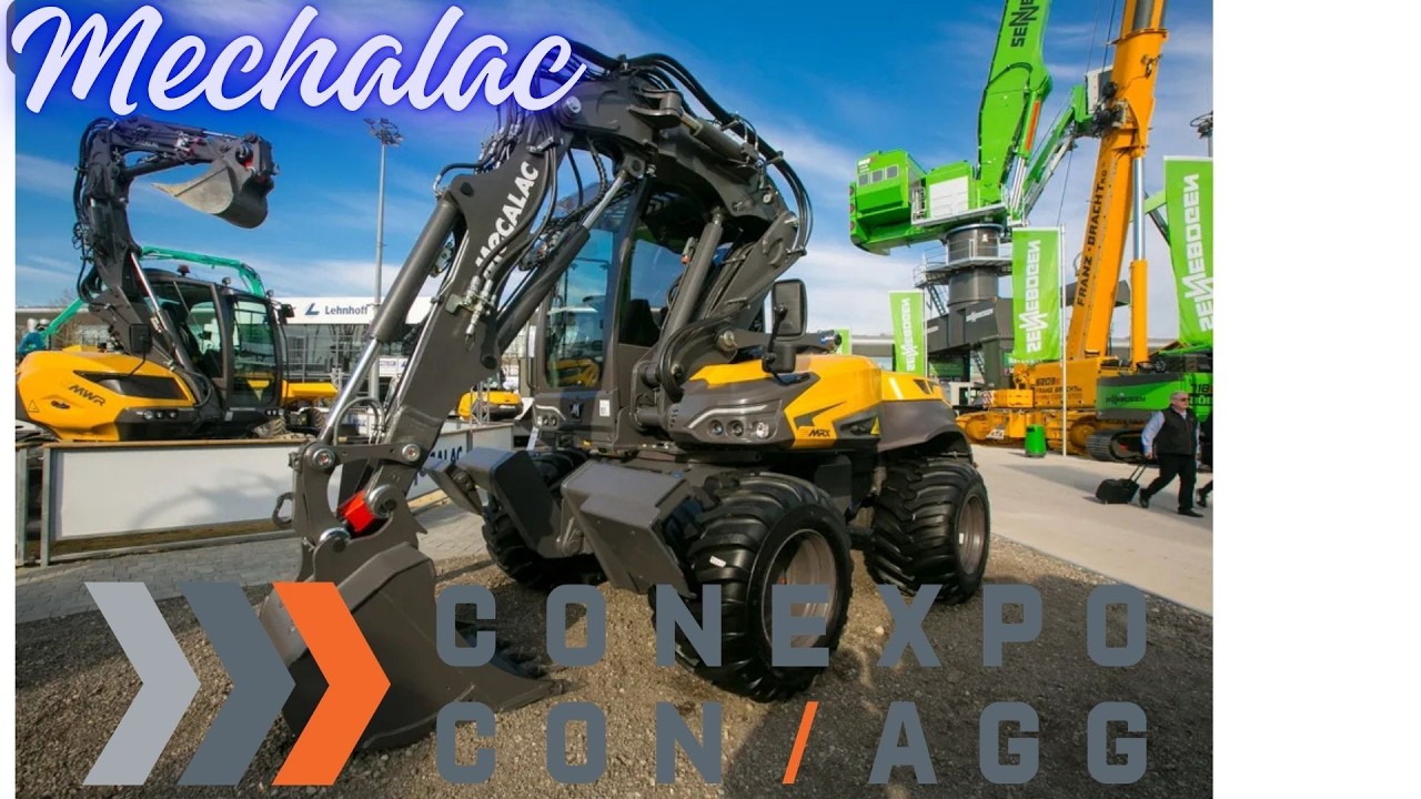 Экскаваторы Mecalac на выставке ConExpo 2026.