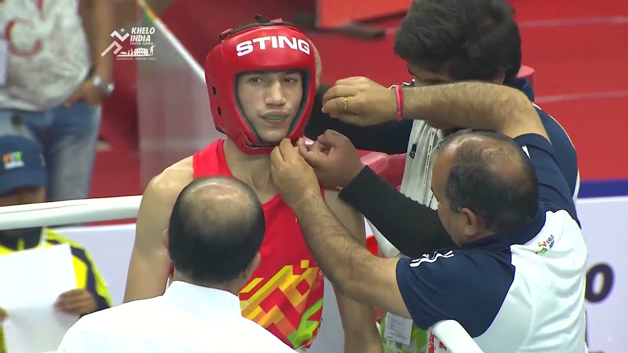 U17 Boys 54 Kg Boxing Final - Navraj Chauhan Vs Yaiphaba Meitei | Khelo India Youth Games 2020