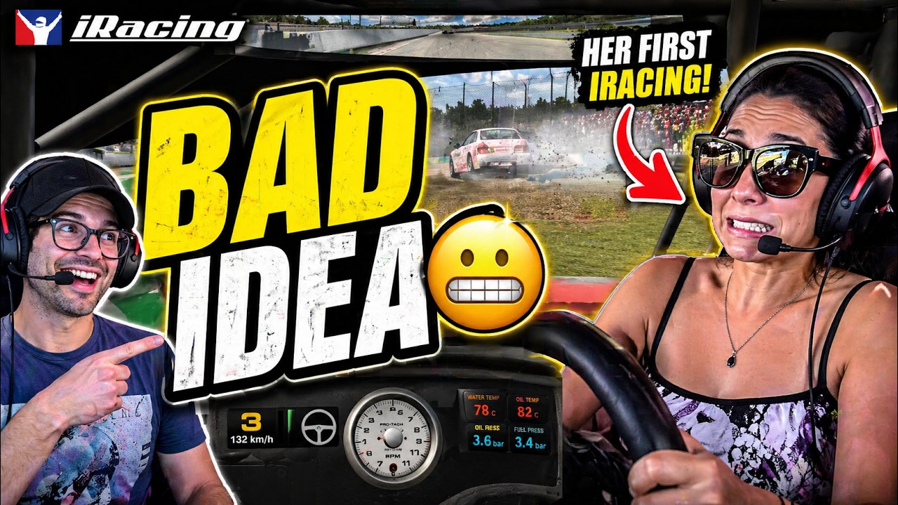 My First iRacing Experience And My Wife Joined Me