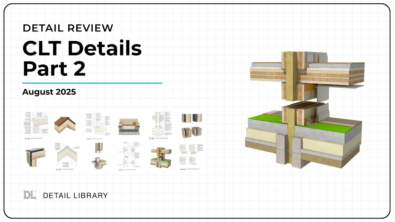 CLT Wall, Roof & Floor Junctions | Construction Drawings for Architects