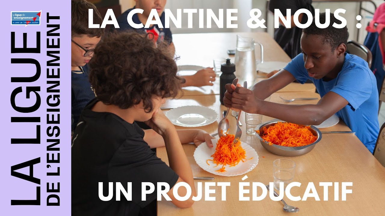 Restauration scolaire - le projet de la Ligue de l'enseignement