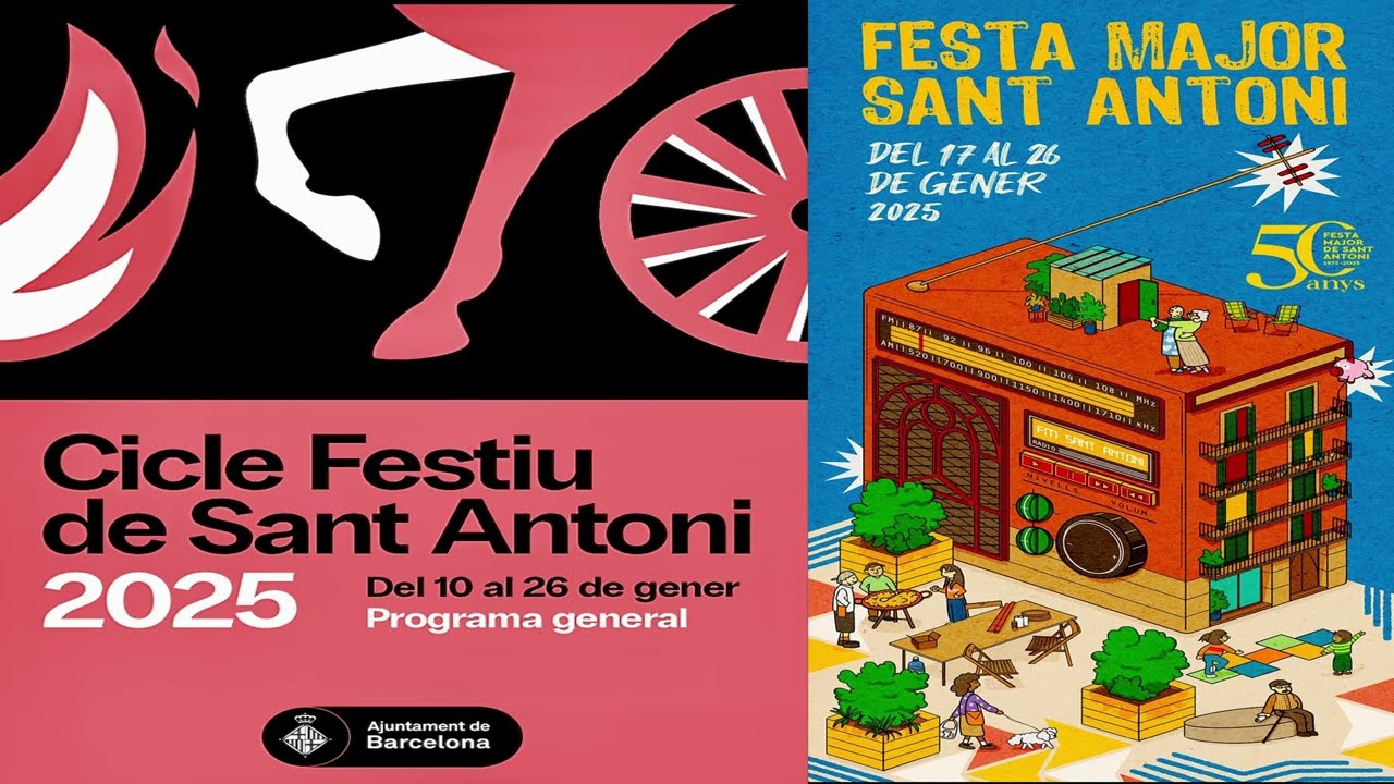 Cavalcada Tres Tombs Sant Antoni Barcelona 2025