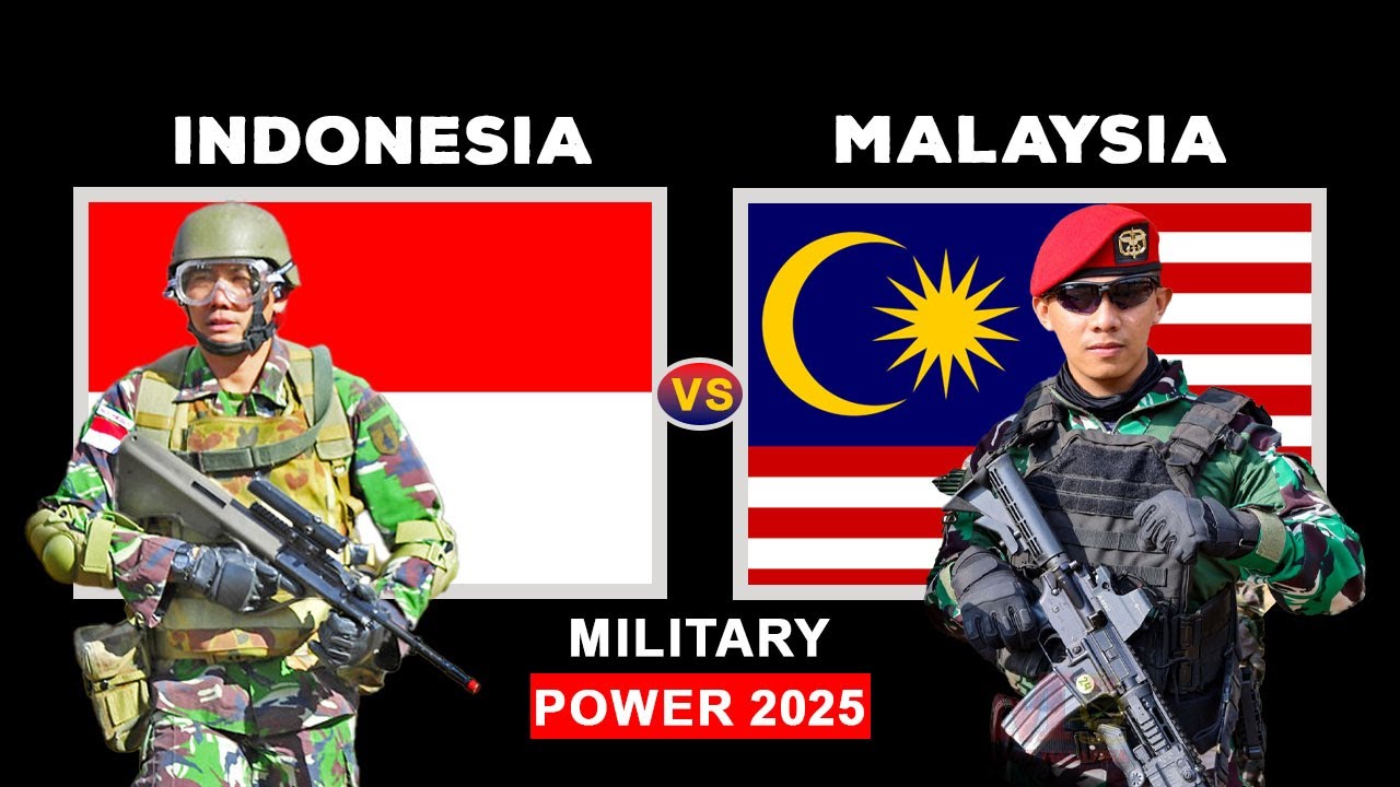Indonesia vs Malaysia Military Power Comparison 2025 | Malaysia vs Indonesia Military Strength