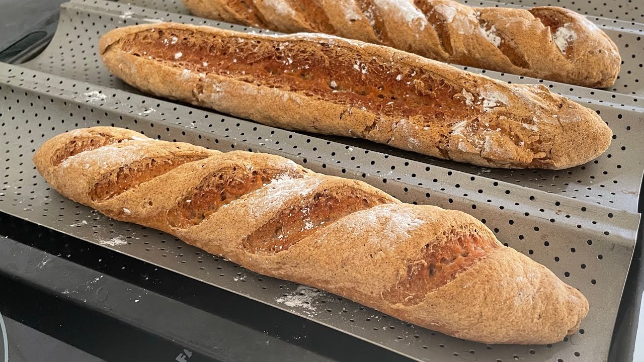 Aprende cómo hacerlas para la vuelta al cole !!PAN baguettes SIN GLUTEN , SIN LACTOSA