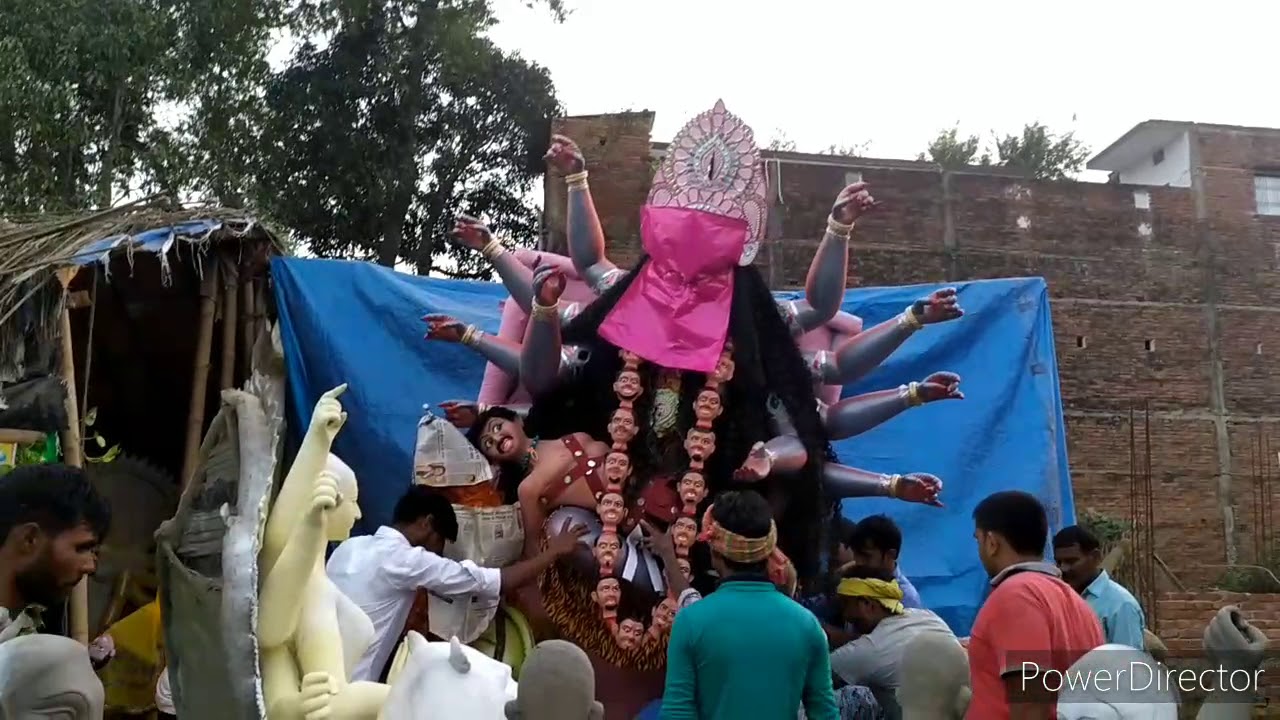 #maadurgaart Maa Kali idols Transporting at Maa Durga Art || Dashahara 2020