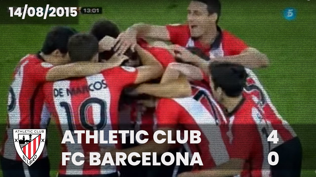 ⚽️ [Supercopa 15/16] (ida) I Athletic Club 4 - FC Barcelona 0 I LABURPENA
