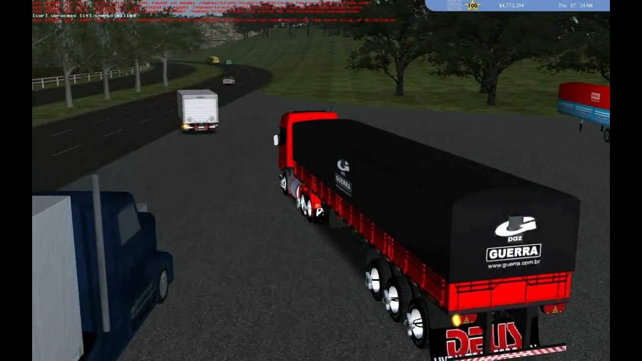 18 Wheels of Steel Pedal to the Metal Scania Highline + granel guerra 2010