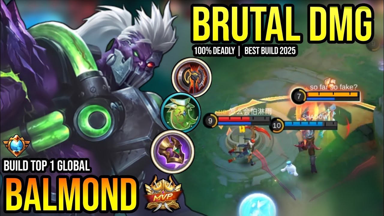 BALMOND BEST BUILD 2025 | BUILD TOP 1 GLOBAL BALMOND GAMEPLAY | MOBILE LEGENDS✓