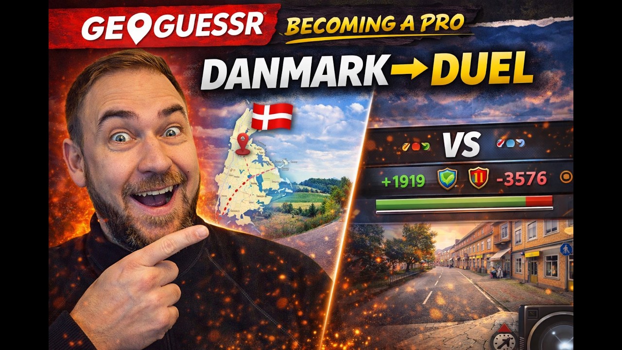 GeoGuessr – Becoming a Pro - Danmark først… så DUEL