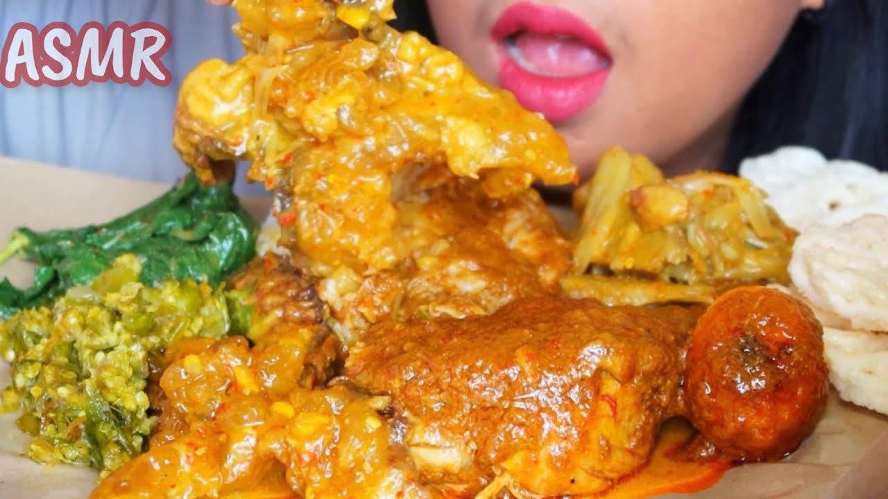 ASMR NASI PADANG PAKAI KIKIL ||MUKBANG INDONESIA #ASMR #eatingsounds #asmrsounds