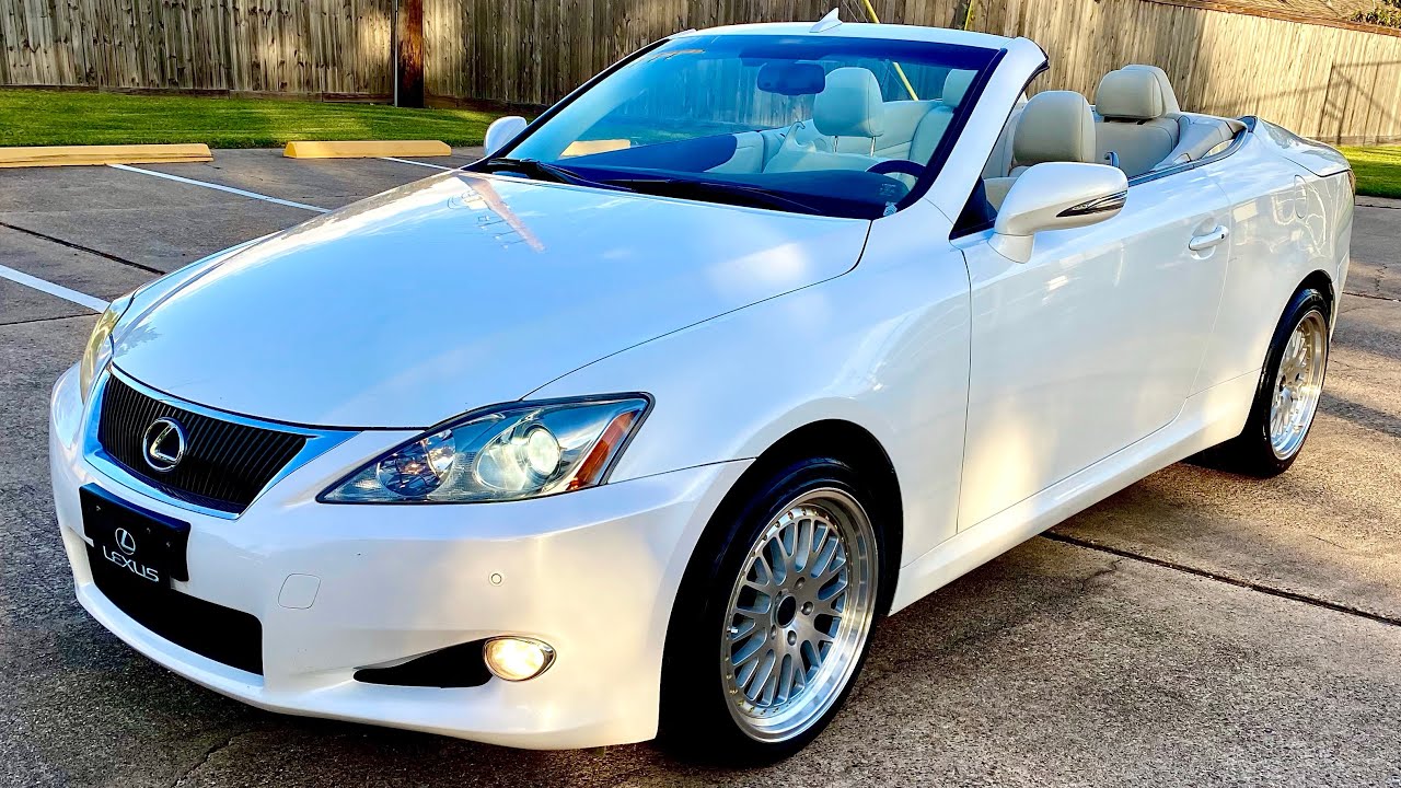 2010 Lexus IS250C - Walk Around - Hard Top Convertible - Fully Loaded - Exhaust Rev