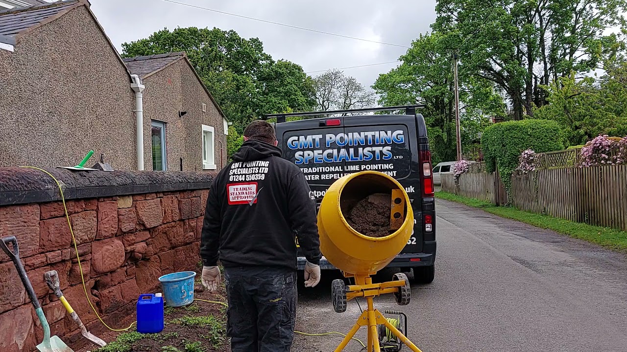 Mixing NHL lime mortar  how to mix nhl 3.5  for beginners the easy way