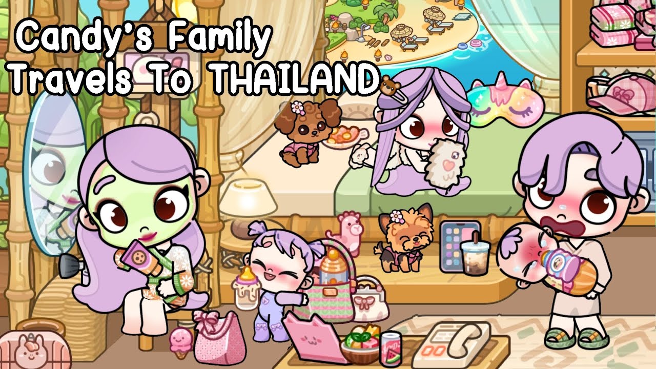 Candy&rsquo;s Family Travels To THAILAND 🏝️🇹🇭 Family Routine | Avatar World | Pazu