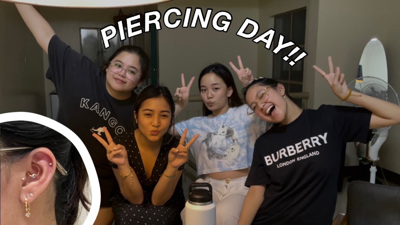 VLOGMAS DAY 10: NEW PIERCINGS + SECRET SANTA | Rei Germar