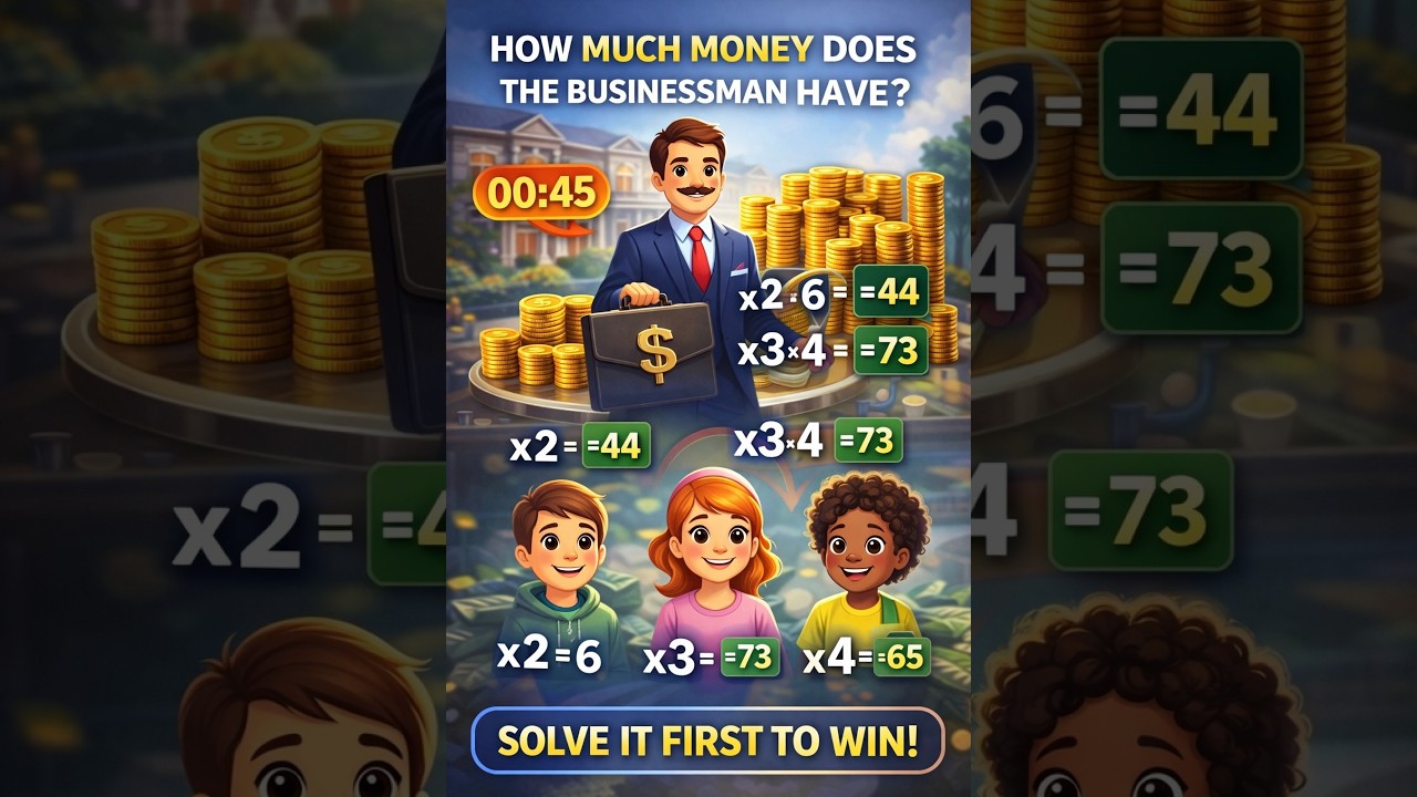 🧠 Only Geniuses Can Solve This Money Puzzle (LIVE) 💰 (No cheating. No calculator. 🧠🔥)  LIVE Quiz