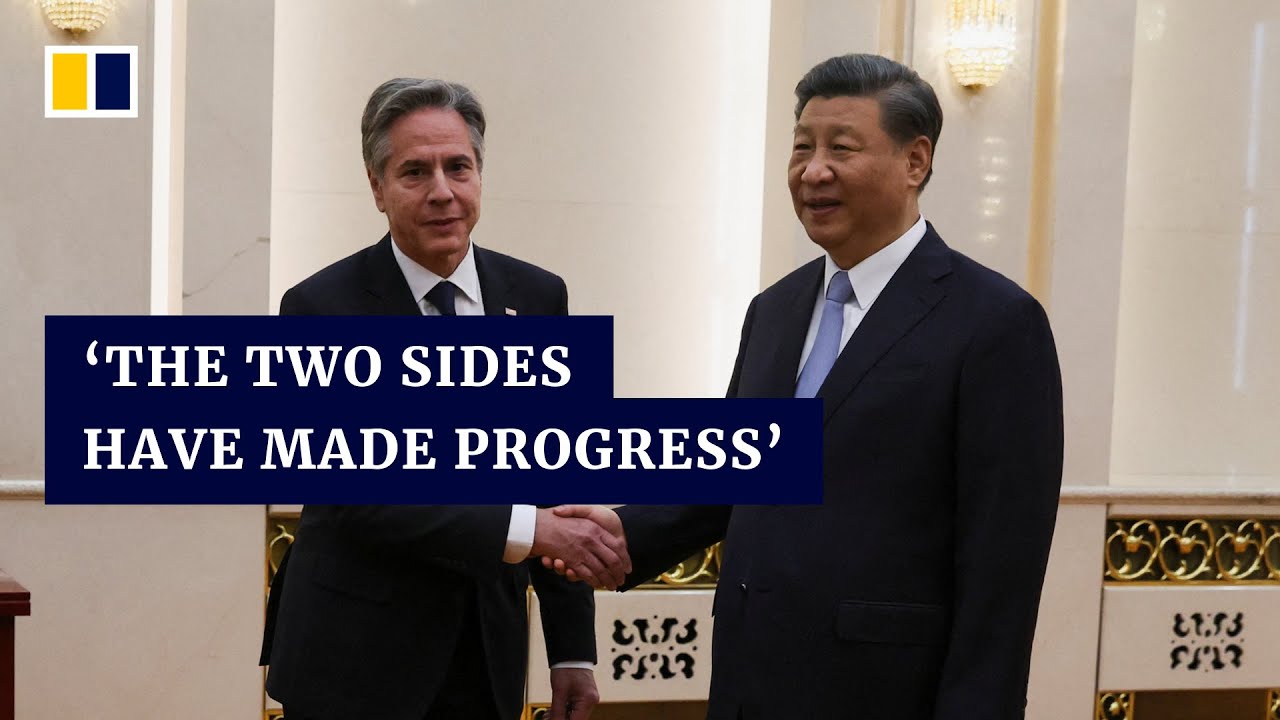 ‘China will not challenge or replace the US’, Xi tells Blinken at crucial meeting