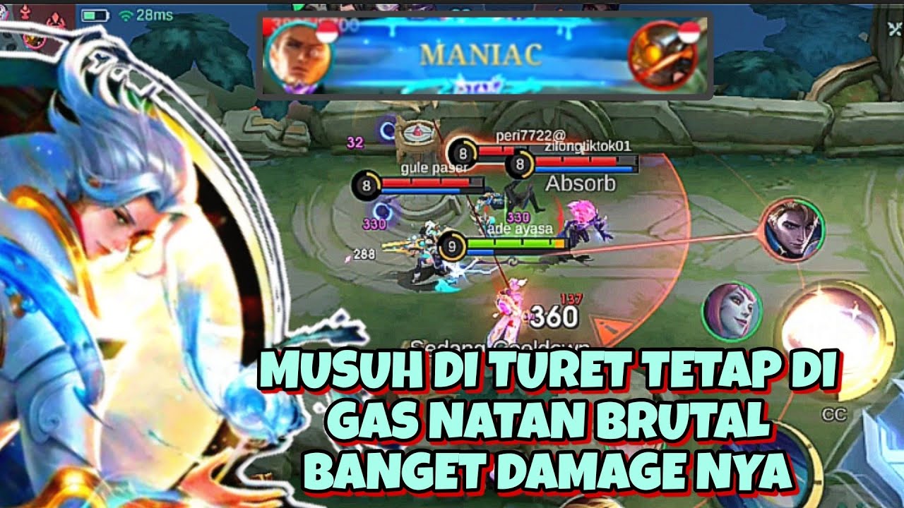 NATAN BUILD TERSAKIT AUTO BISA MANIAC | NATAN BEST BUILD 2024 | NATAN MOBILE LEGENDS