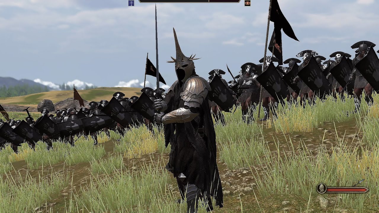 200 Army Witch-king of Angmar vs 1000 Gondor Battle in Mount and Blade 2 Bannerlord