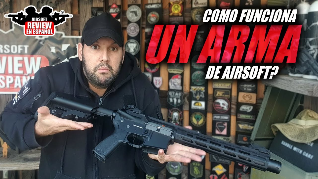 Como funciona un ARMA de  AIRSOFT❓ Empezando desde 0 - 💯% Principiantes  | Airsoft Review en Español