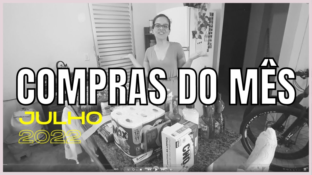 COMPRAS DO M&Ecirc;S EM MERCADO PEQUENO DO INTERIOR DO BRASIL