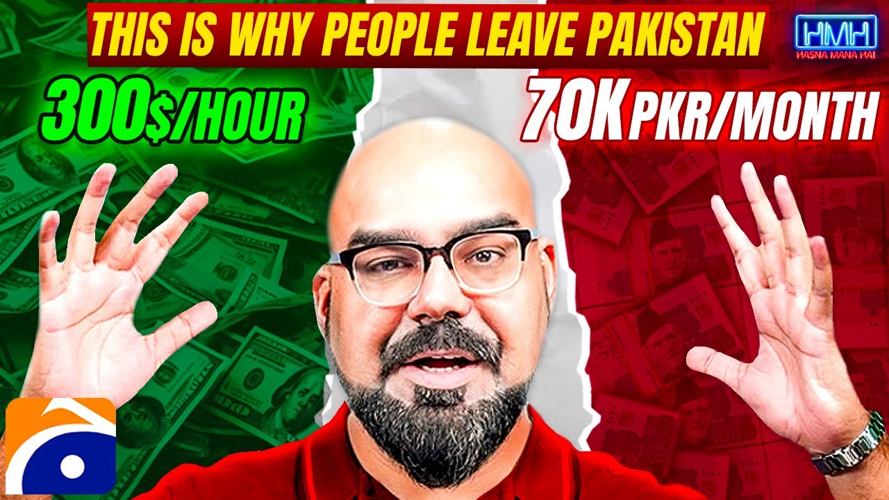 This Is Why People Leave Pakistan - 300$/Hour vs 70kPkr/Month - Junaid Akram - Tabish Hashmi