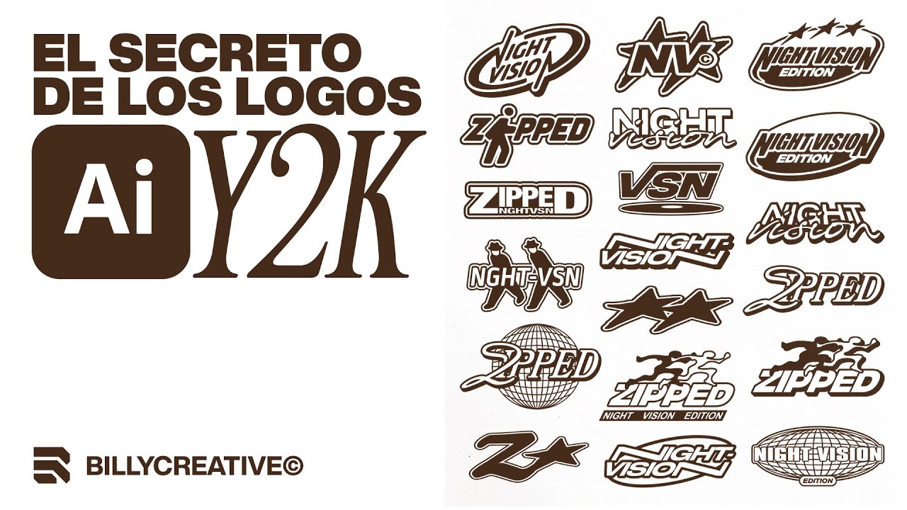 El secreto de los logotipos Y2K
