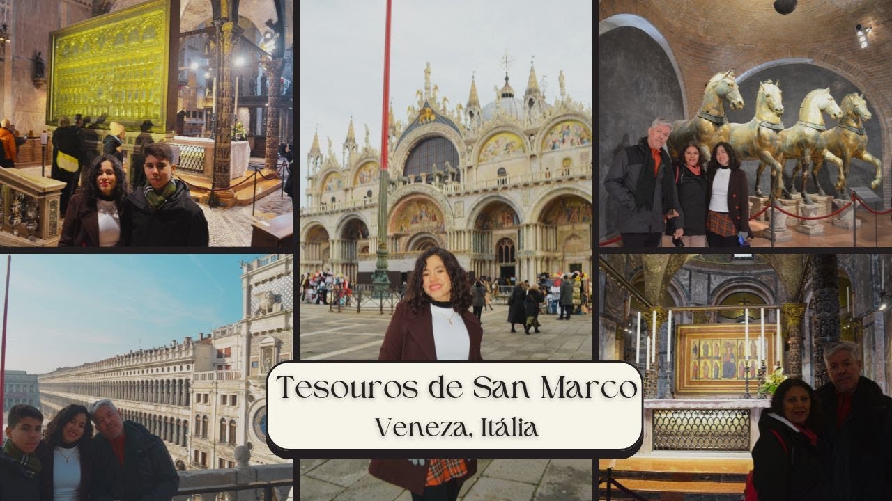 Tesouros da Basílica de San Marco, Veneza, Itália