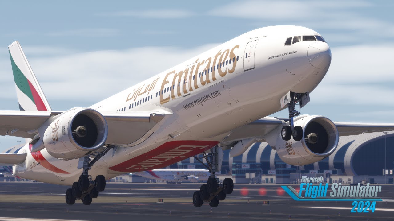 Emirates PMDG 777-200 | Dubai - Male | Microsoft Flight Sim | Full flight